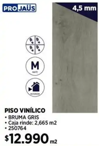 Construmart Pro jaüs piso vinílico oferta