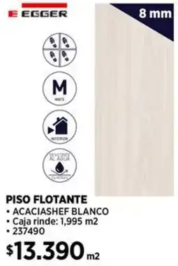 Construmart E egger piso flotante oferta