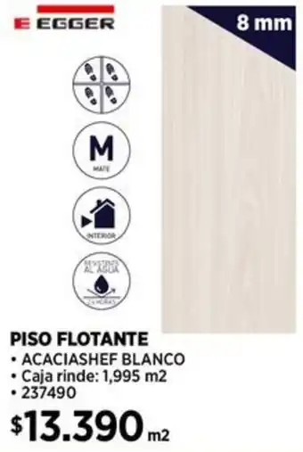 Construmart E egger piso flotante oferta