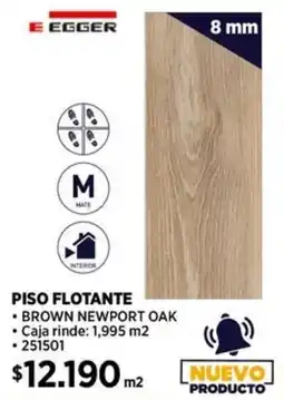 Construmart E egger piso flotante oferta