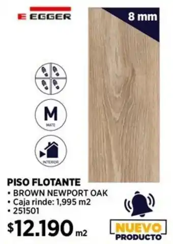 Construmart E egger piso flotante oferta