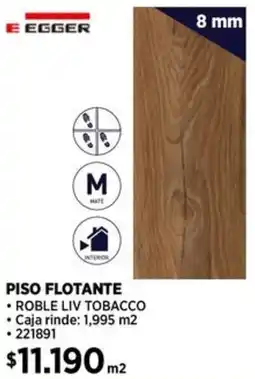 Construmart E egger piso flotante oferta