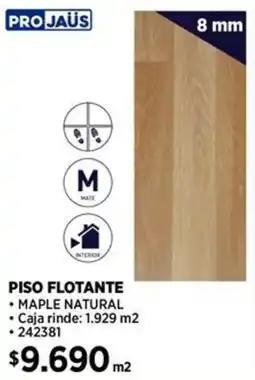 Construmart Pro jaüs piso flotante oferta