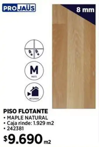 Construmart Pro jaüs piso flotante oferta