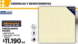 Construmart Pro jaüs porcelanato pulido oferta