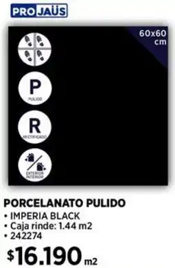 Construmart Pro jaüs porcelanato pulido oferta