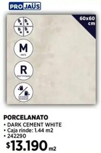 Construmart Pro jaüs porcelanato oferta