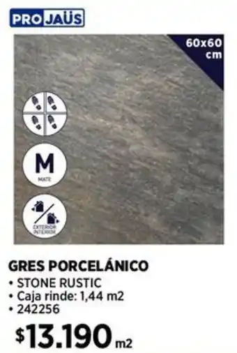 Construmart Pro jaüs gres porcelánico oferta