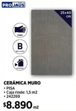 Construmart Pro jaüs cerámica muro oferta