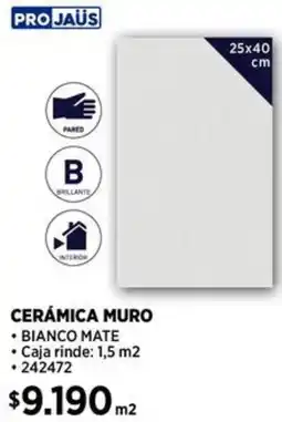 Construmart Pro jaüs cerámica muro oferta