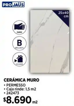 Construmart Pro jaüs cerámica muro oferta