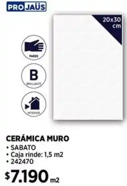 Construmart Pro jaüs cerámica muro oferta