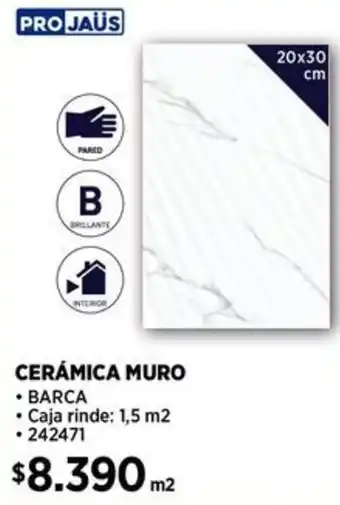 Construmart Pro jaüs cerámica muro oferta