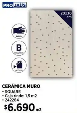 Construmart Projaüs cerámica muro oferta