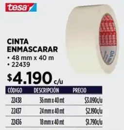 Construmart Tesa cinta enmascarar oferta