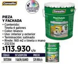 Construmart Ceresita pieza fachada oferta