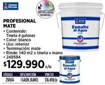 Construmart Profesional mate oferta