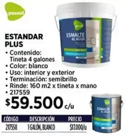 Construmart Passol estandar plus oferta