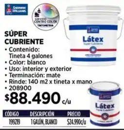 Construmart Súper cubriente oferta