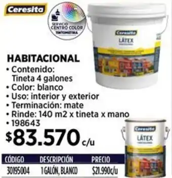 Construmart Ceresita habitacional oferta