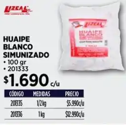 Construmart Huaipe blanco simunizado oferta