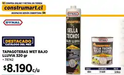 Construmart Dynal tapagoteras wet bajo lluvia oferta