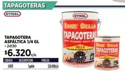 Construmart Dynal tapagotera asfaltica oferta