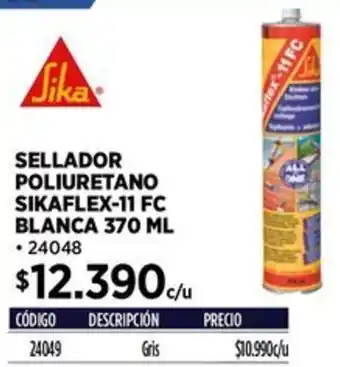 Construmart Sika sellador poliuretano oferta