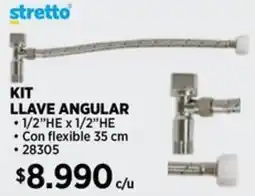 Construmart Stretto kit llave angular oferta