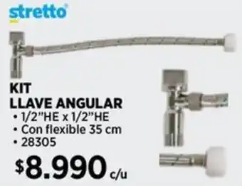 Construmart Stretto kit llave angular oferta