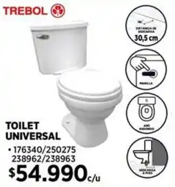 Construmart Trebol toilet universal oferta