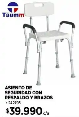 Construmart Täumm asiento de seguridad con respaldo y brazos oferta