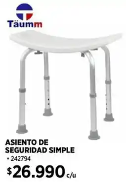 Construmart Täumm asiento de seguridad simple oferta