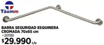 Construmart Täumm barra seguridad esquinera cromada oferta