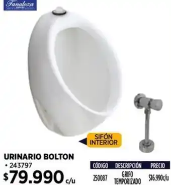 Construmart Fanaloza urinario bolton oferta