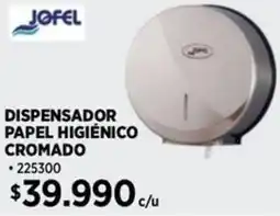 Construmart Jofel dispensador papel higiénico cromado oferta