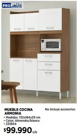 Construmart Projaüs mueble cocina armonia oferta