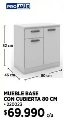 Construmart Projaüs mueble base con cubierta oferta