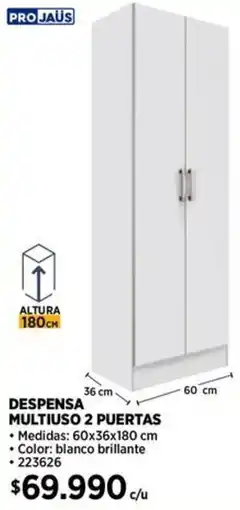 Construmart Projaüs despensa multiuso 2 puertas oferta