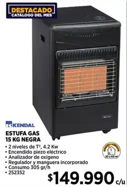 Construmart Kendal estufa gas oferta