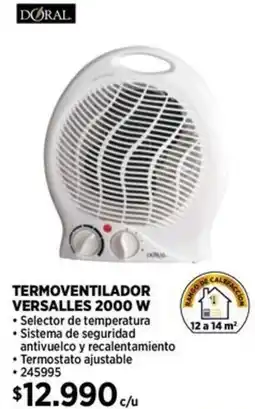 Construmart Doral termoventilador versalles oferta