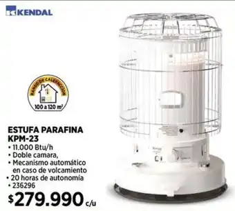 Construmart Kendal estufa parafina oferta