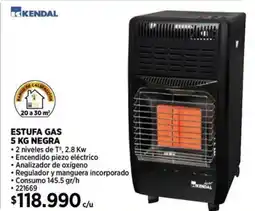 Construmart Kendal estufa gas oferta