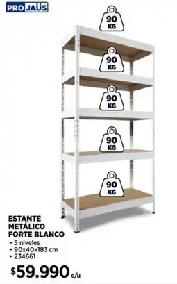 Construmart Projaüs estante metálico oferta