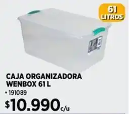 Construmart Wenbox caja organizadora oferta
