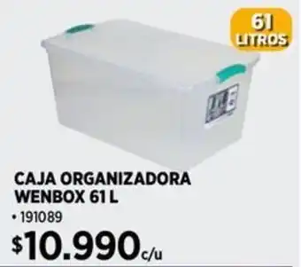 Construmart Wenbox caja organizadora oferta