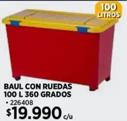 Construmart Baul con ruedas oferta