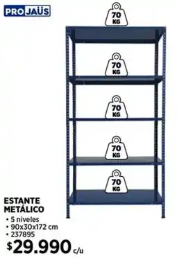 Construmart Projaüs estante metálico oferta