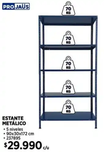 Construmart Projaüs estante metálico oferta