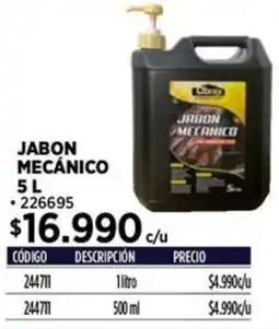 Construmart Jabon mecánico oferta